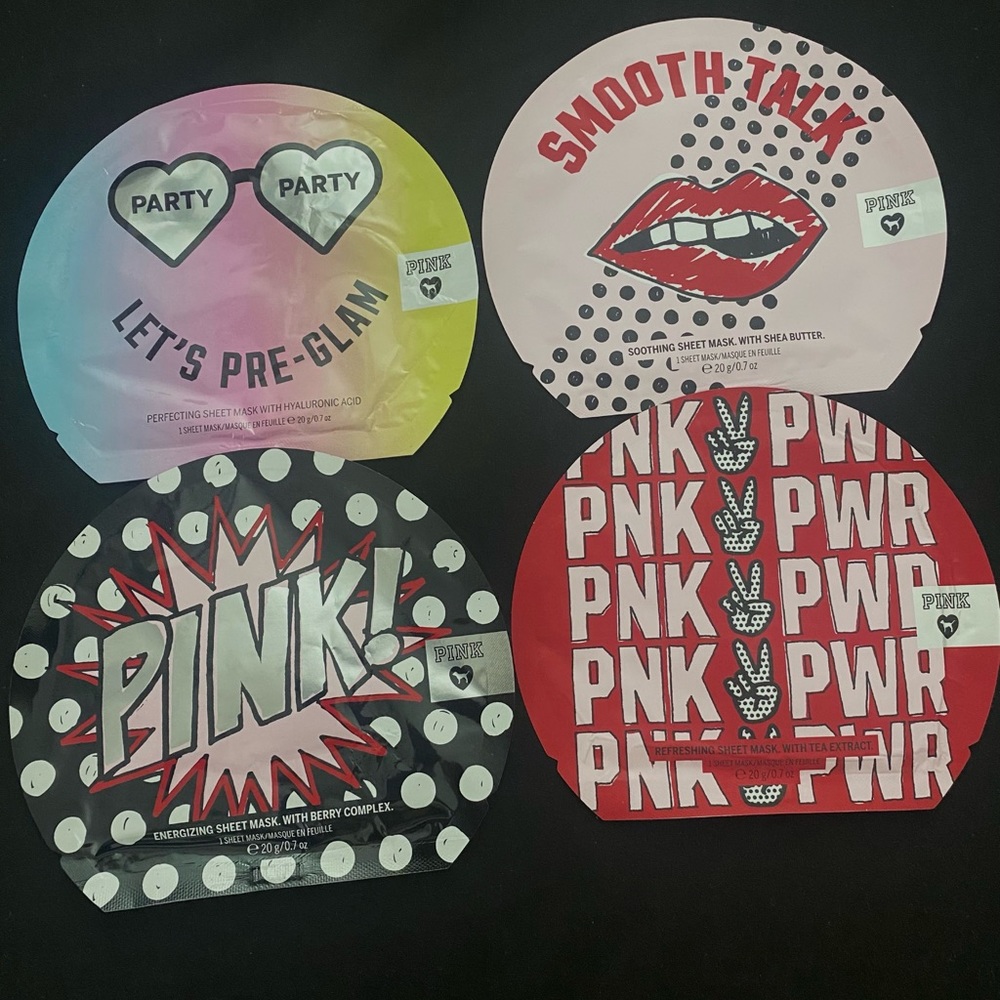 PINK FACE MASKS